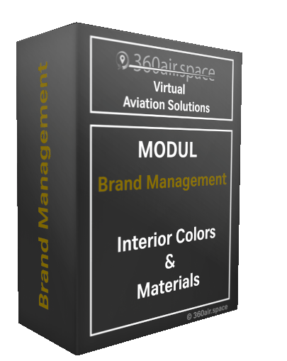 Airline brand and marketing virtual aircraft experience module