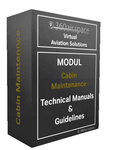 Aircraft cabin maintenance virtual reference module