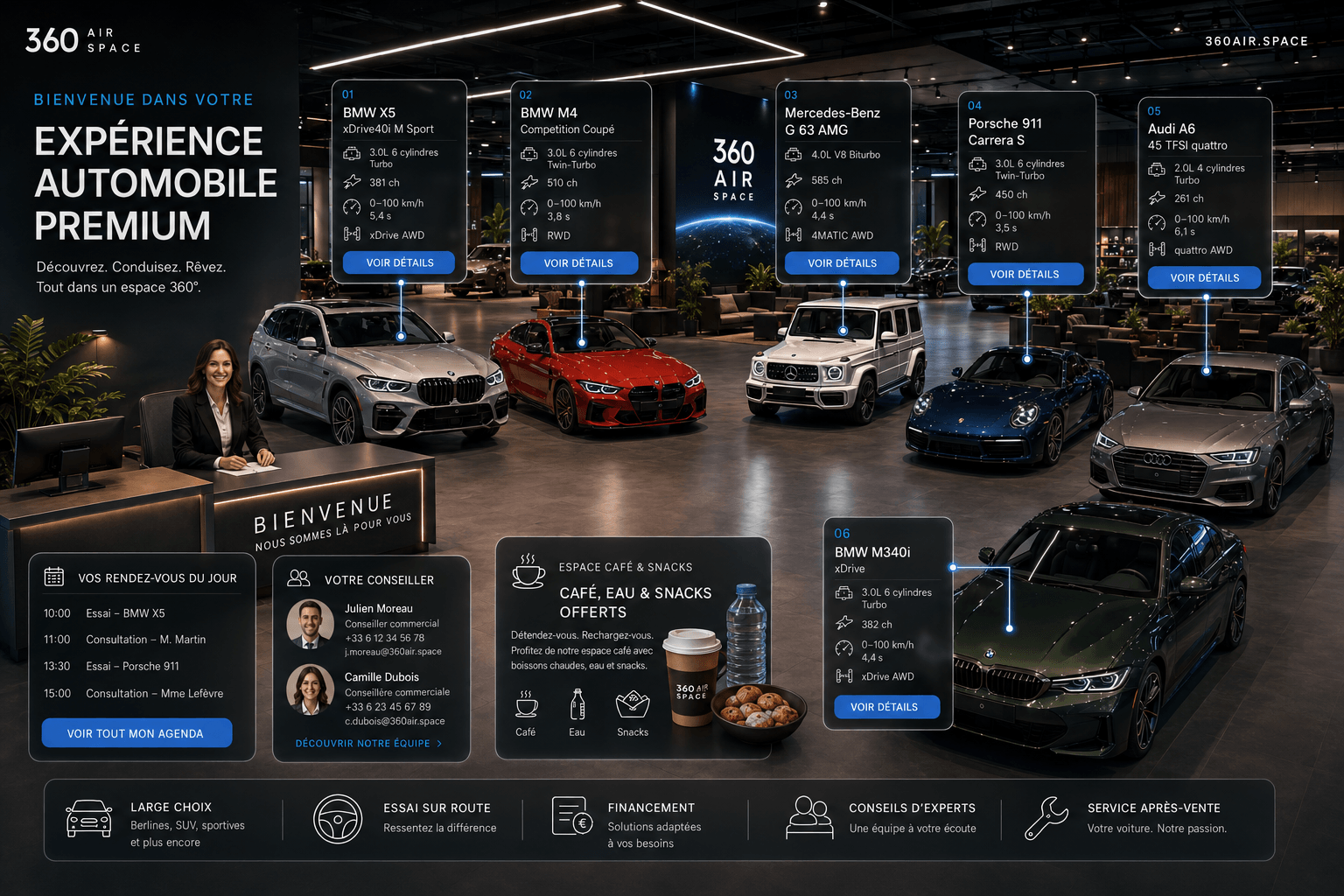 Expérience Automobile Premium 360° Showroom