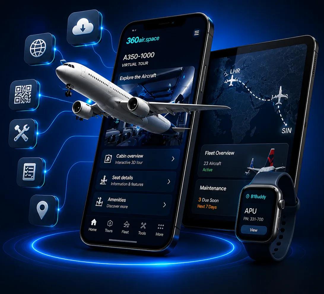 360air.space mobile app products